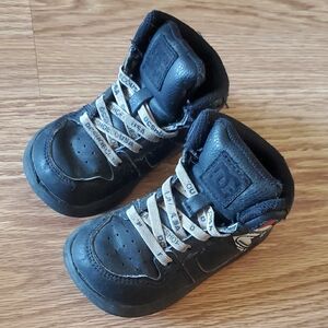 DC Kids Black High-Top Sneakers